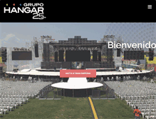 Tablet Screenshot of grupohangar.com